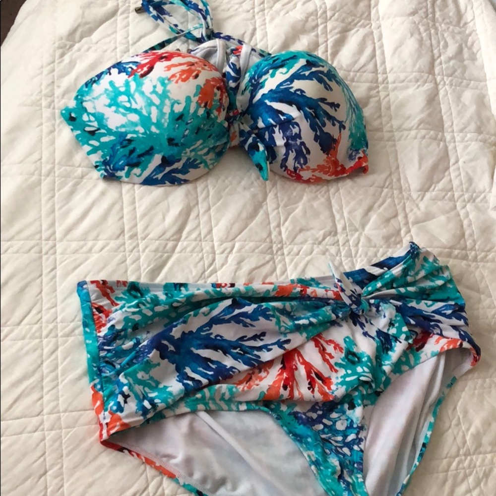 Swimsuit Coral Reef patterned
